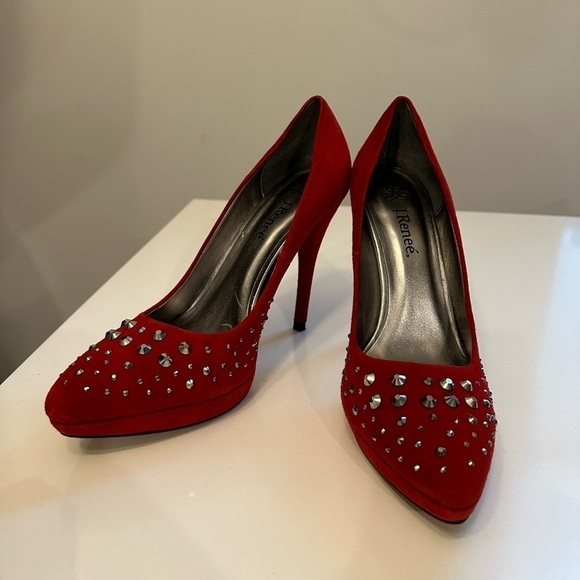 J. Renee Red Heels - Picture 1 of 9